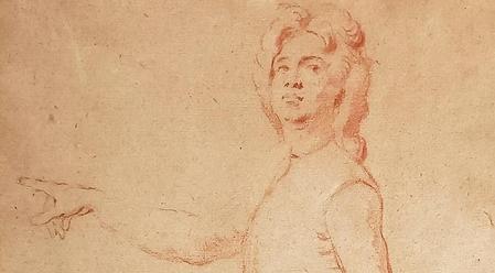 François de Troy : étude pour un portrait en pied du duc du Maine